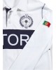 Polo ESTORIL manche longue jersey 30/2 100% coton (BLANC)